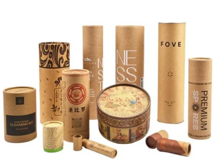 The application of paper tube packaging